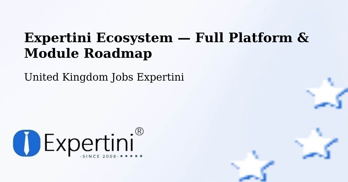 Expertini Ecosystem — Full Platform & Module Roadmap – Prestwick
